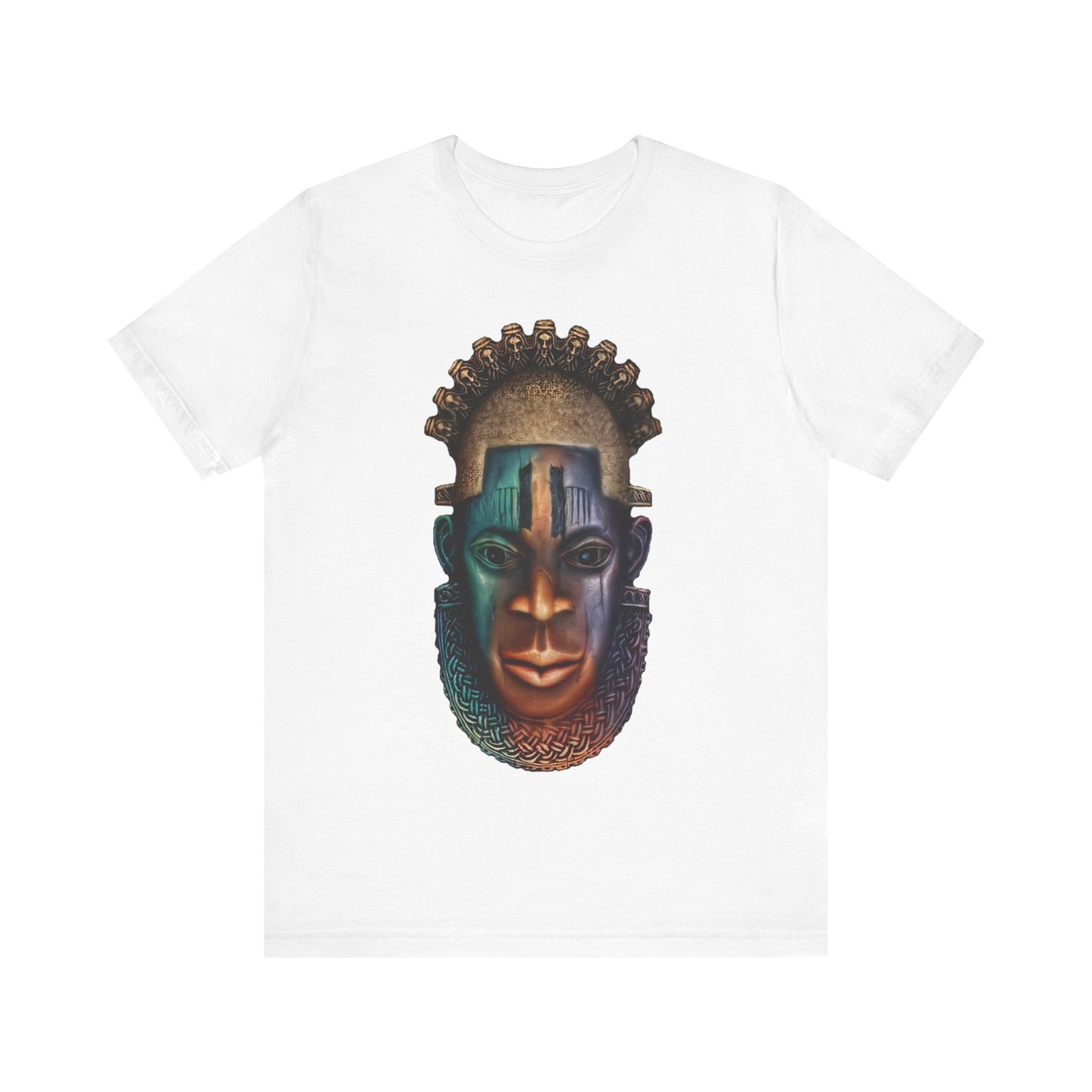 Queen Mother Mask: Unisex Jersey Short Sleeve Tee