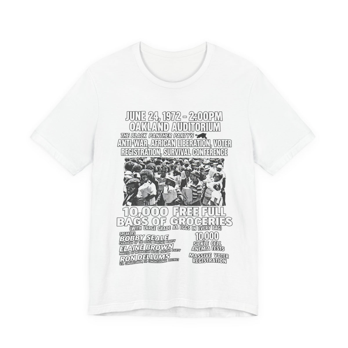 Black Panther Activism: Unisex Jersey Short Sleeve Tee