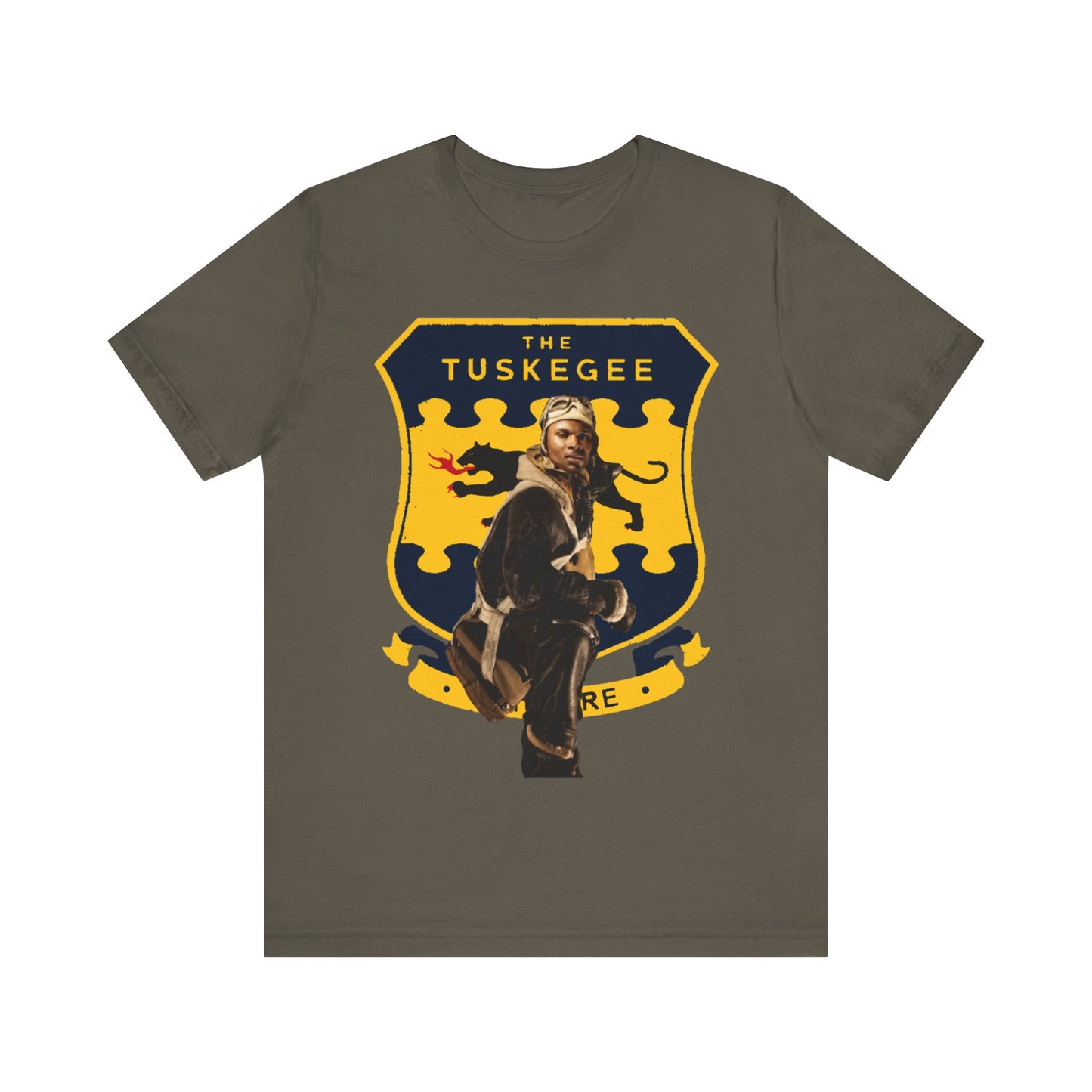 Tuskegee Airmen/Shield: Unisex Jersey Tee