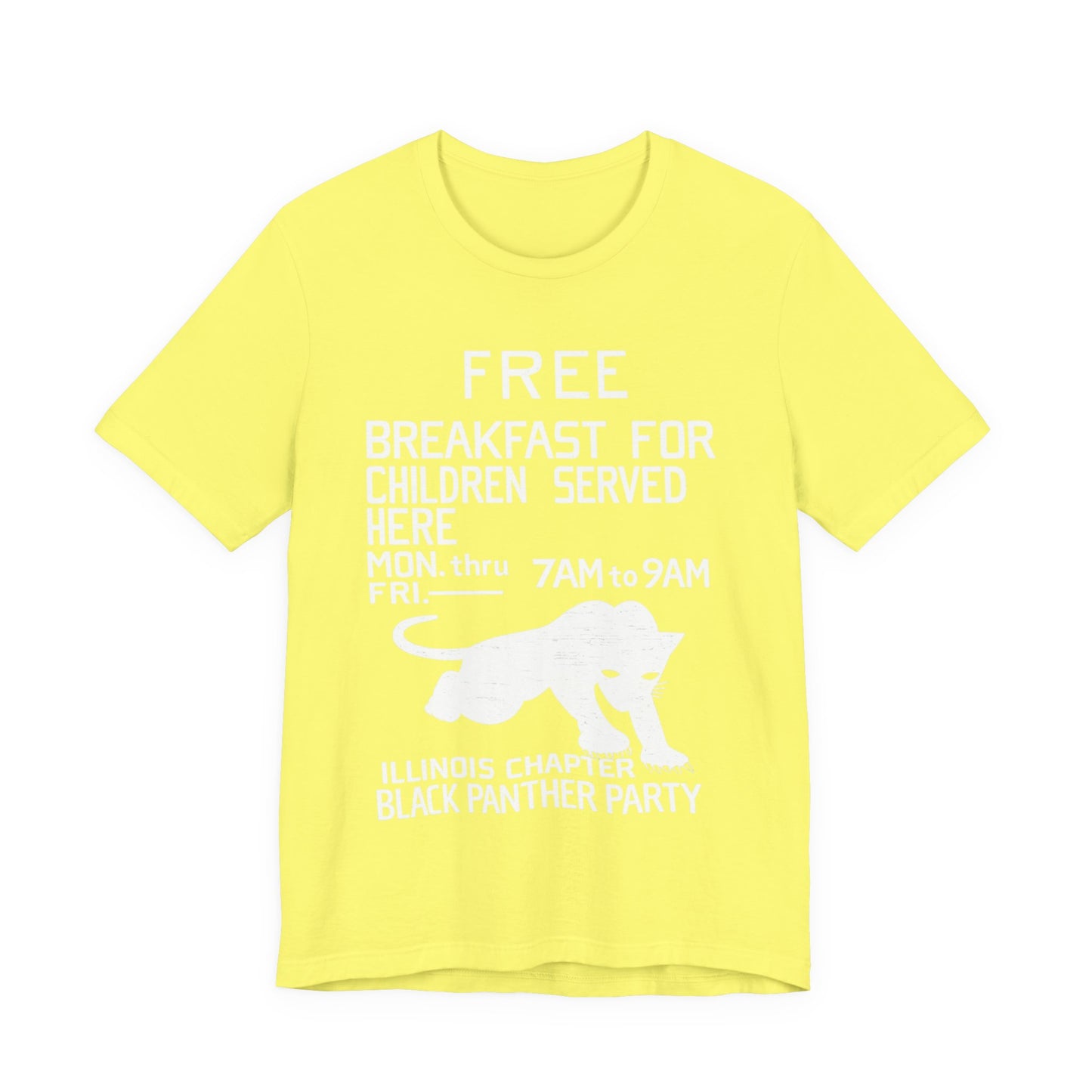 Free Breakfast Program: Unisex Jersey Short Sleeve Tee
