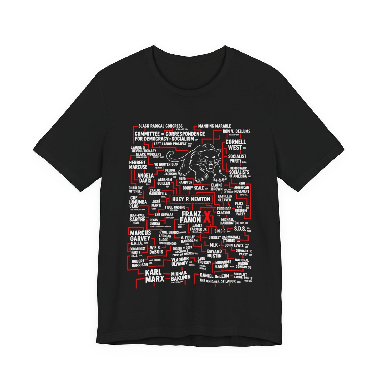 Black Panther Leadership: Unisex Jersey Short Sleeve Tee