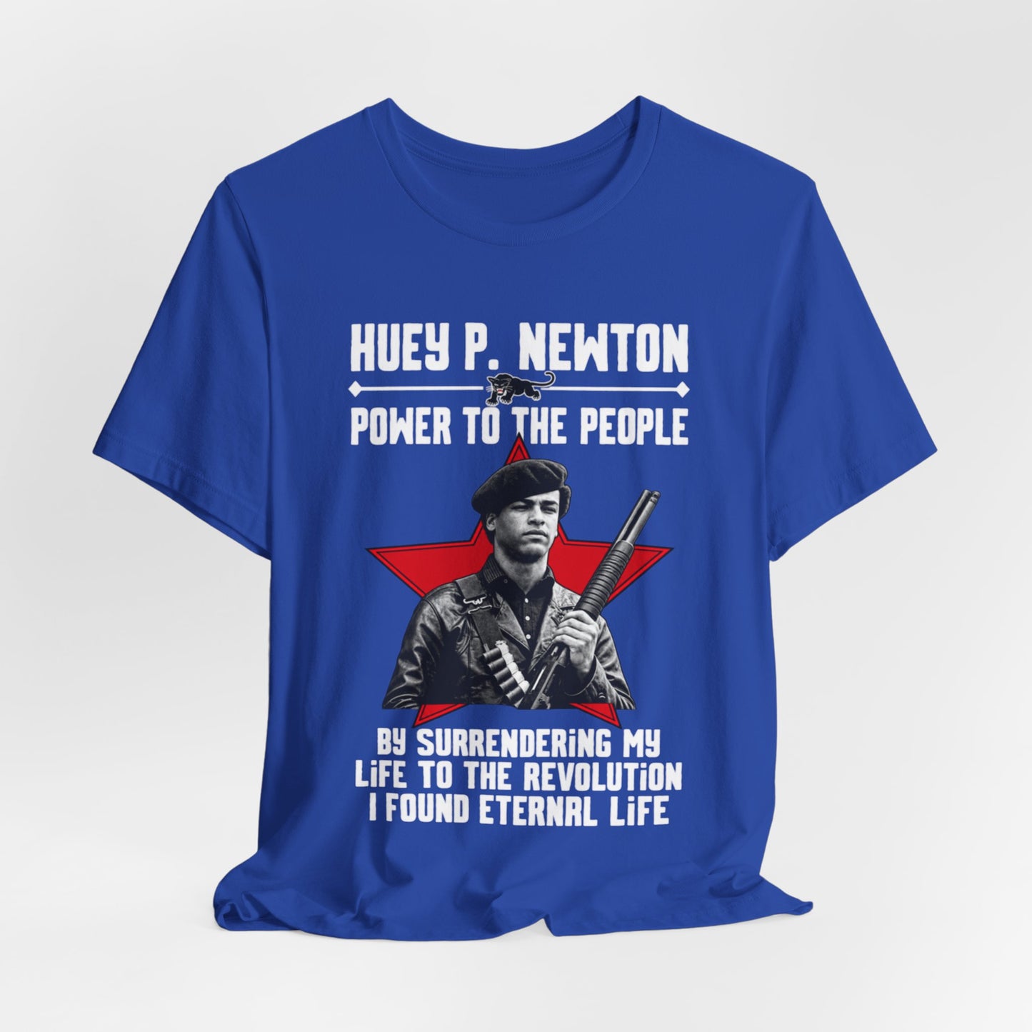 Dr. Huey P. Newton/Power to the People: Unisex Jersey Short Sleeve Tee