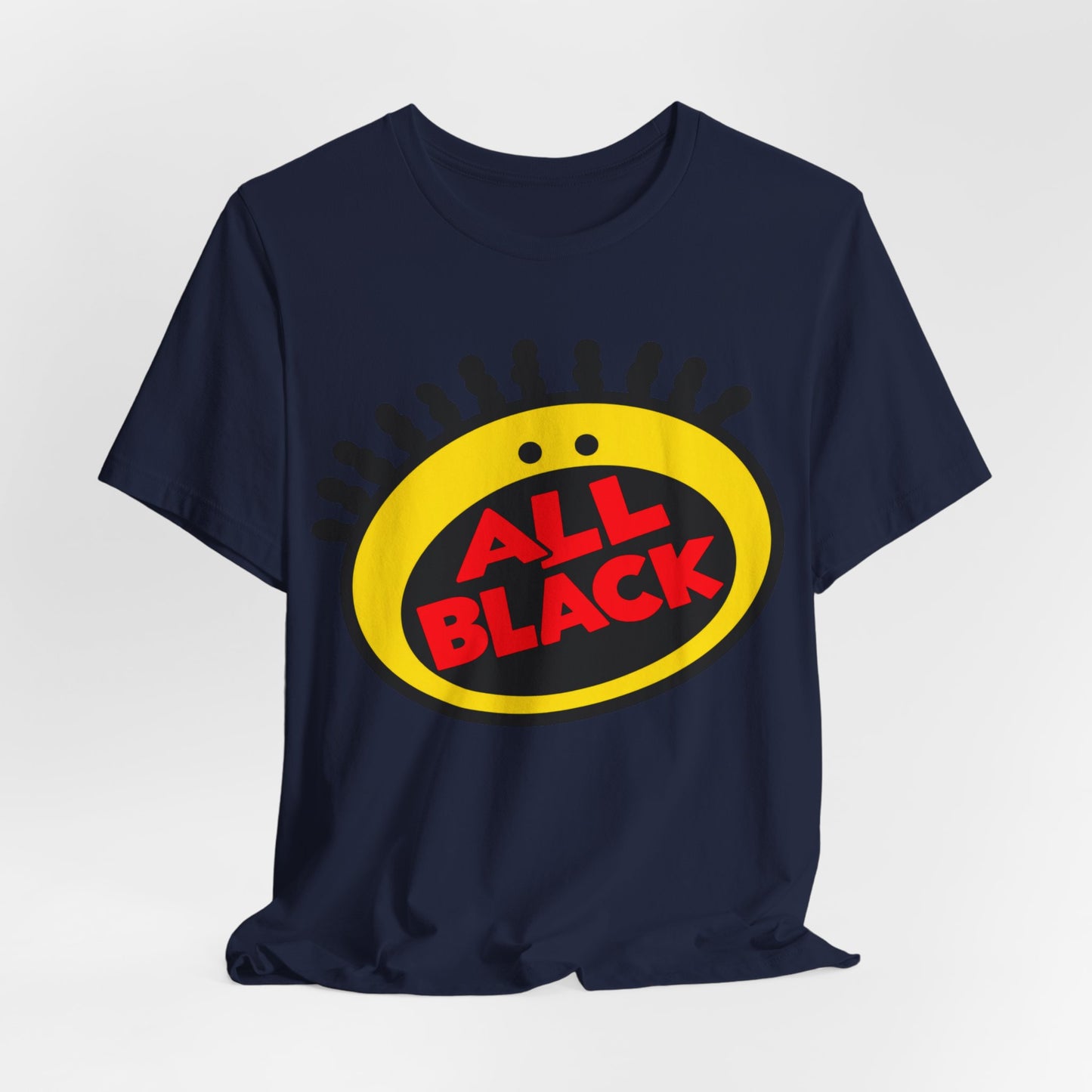 All Black: Unisex Jersey Short Sleeve Tee