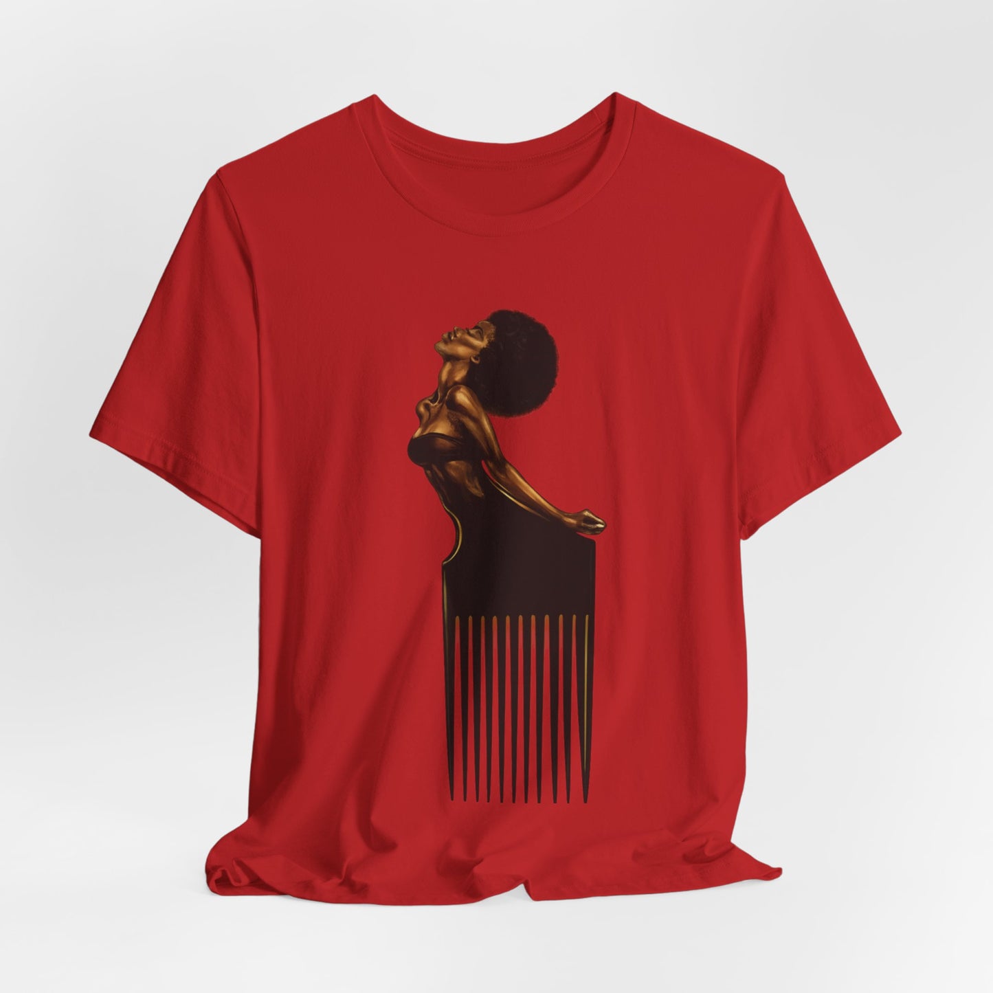 Afro Soul Pick: Unisex Jersey Short Sleeve Tee