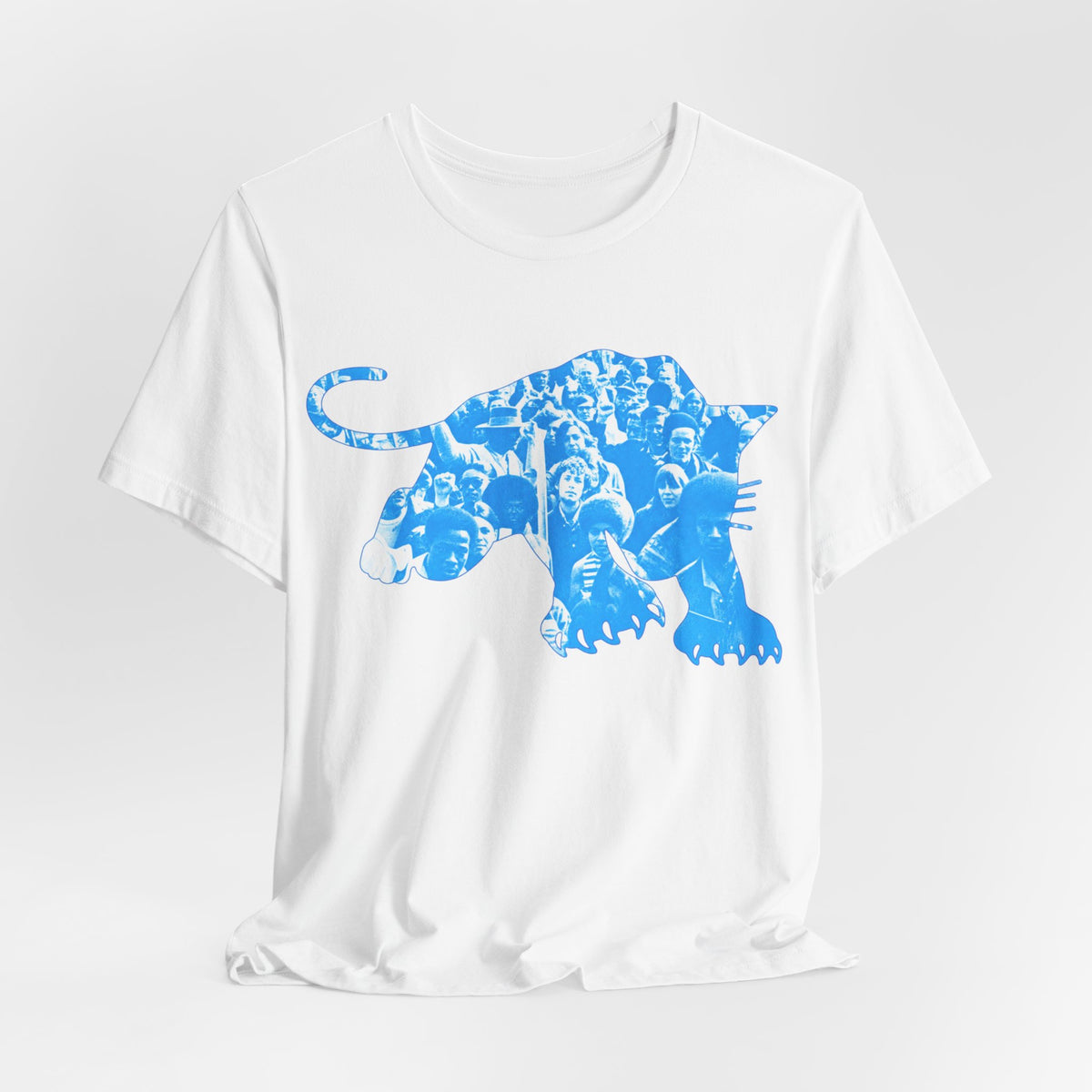Power to the People/Panther: Unisex Jersey Short Sleeve Tee