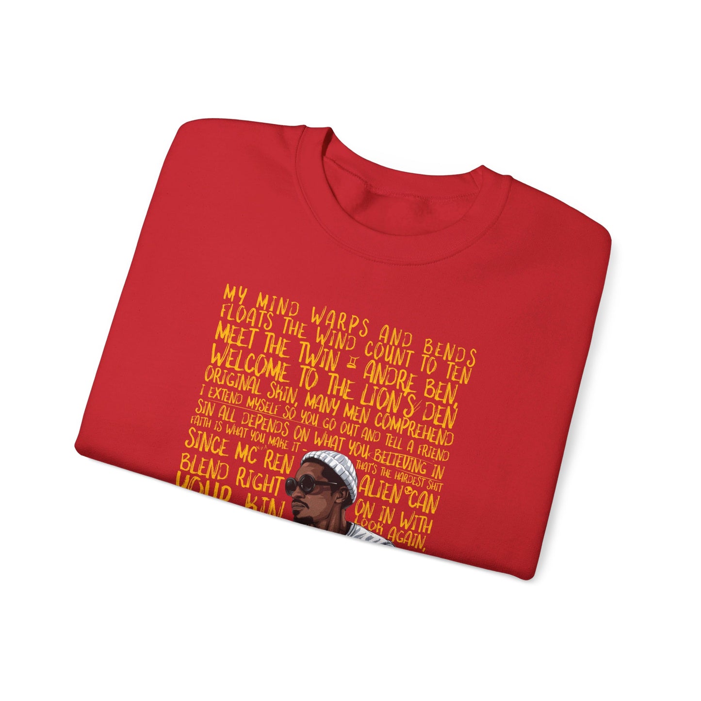 Andre 3000: Unisex Heavy Blend™ Crewneck Sweatshirt