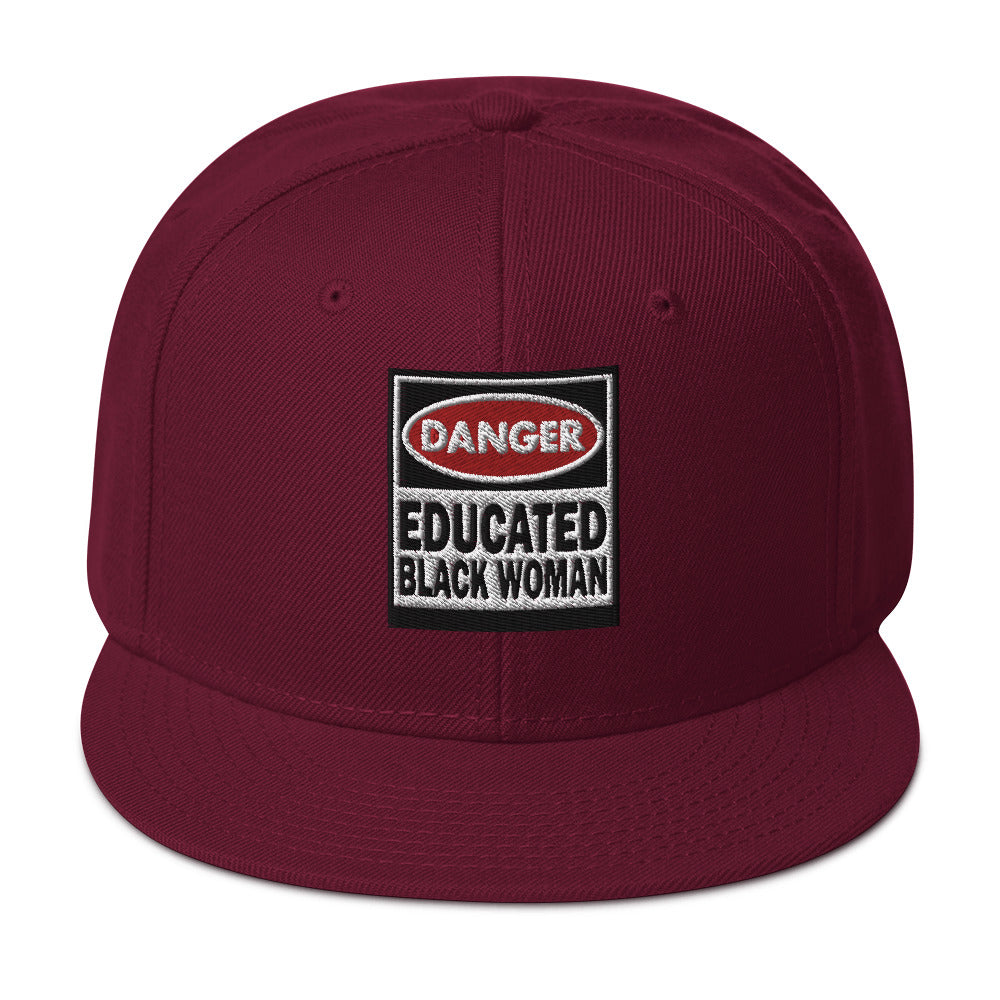 Educated Black Woman: Snapback Hat