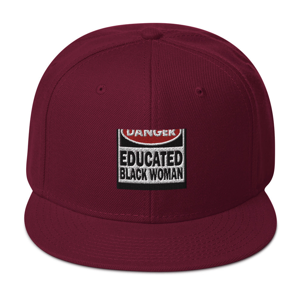 Educated Black Woman: Snapback Hat