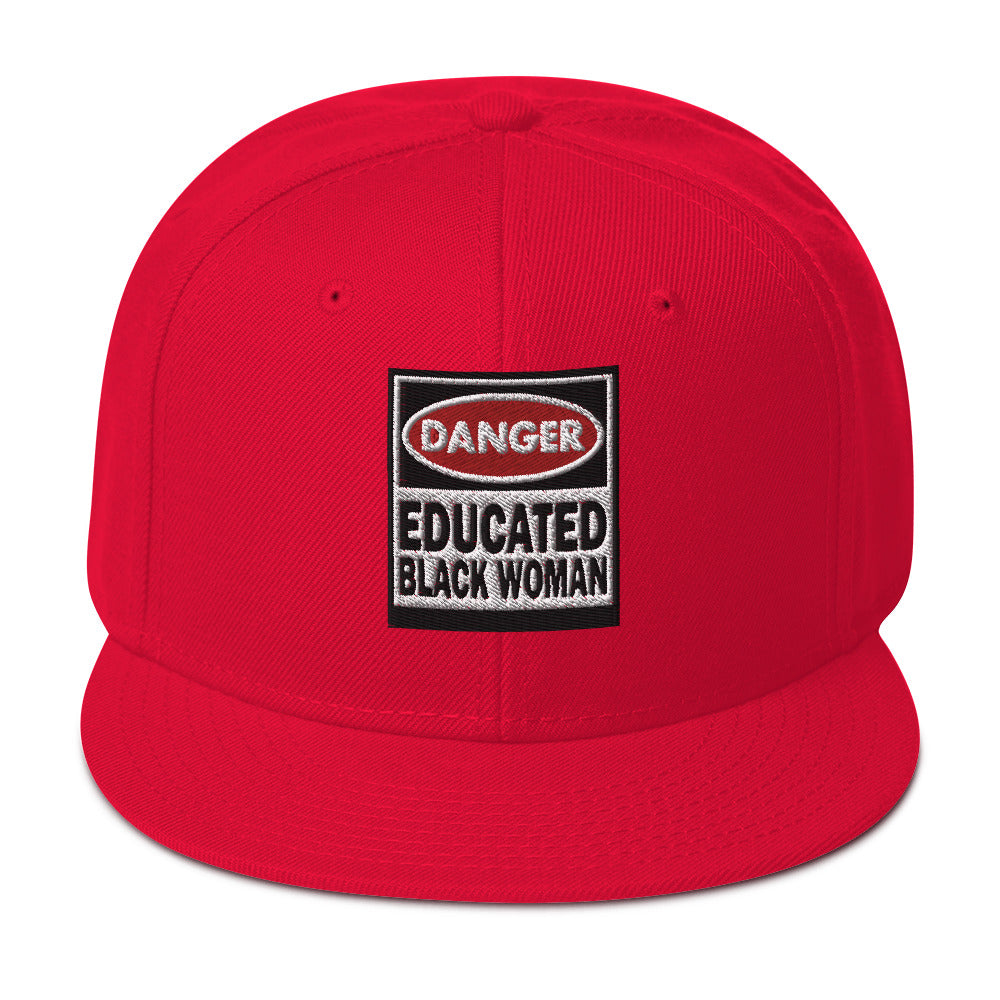 Educated Black Woman: Snapback Hat